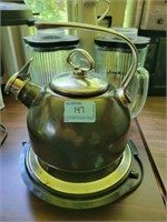 TEA KETTLE, SINGLE COUNTER TOP ELECTRIC BURNER,