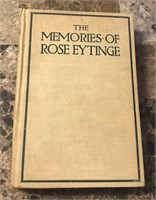 The Memories of Rose Eytinge Hardcover Book