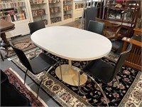 Mid century table and four chairs