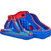 Deluxe Adventure Inflatable Slide & Pool