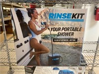 RinseKit Plus | Portable Shower with Hand Pump | 1