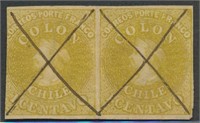 CHILE #11 PAIR USED FINE-VF