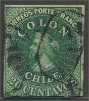CHILE #13 USED FINE