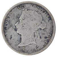Canada 1872H 25 Cents