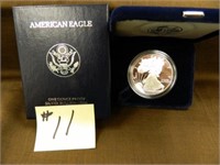 1996 Proof American Silver Eagle Dollar