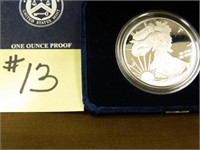 2012 Proof American Silver Eagle Dollar