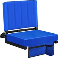 Bleacher Stadium Seat with Back Support  Cushion