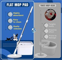 VENETIO Bluefish Dirty Separation Spin Mop and