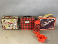 Vintage Metal Lunch Boxes - Travel Related and
