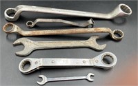 6 Various Wrenches Combo, Box & Open End