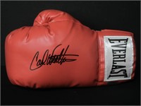 Carl Weathers signed boxing glove COA