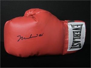 Muhammad Ali signed boxing glove COA