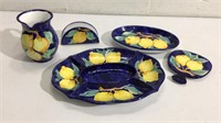 Italian Made Lemon Plates etc M13C