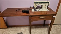 Sewing Machine in Cabinet