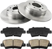 Kax Rear Brake Kit, Ceramic Brake Pads And