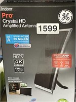 GE CRYSTAL HD AMPLIFIED ANTENNA RETAIL $20