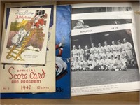 1940 - '50's Philadelphia Athletics Yearbook, etc.