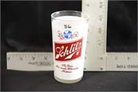 VINTAGE SCHLITZ ADVERTISING BEER GLASS