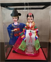 Vintage Korean Wedding Couple in Case
