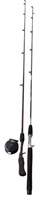 Silstar KAS-14E Black Fishing Rod and Reel Combo -
