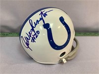 Joe Washington signed Baltimore Colts mini helmet