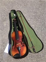 Vint J Golden Violin W/Case