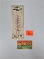 Cumberland Md. Adv. Thermometer