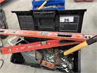 2 Tool Boxes, Hand Tools, Cable Clamp