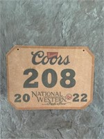 2022 National Western Back Tag - Layton Green