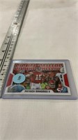 Patrick Mahomes II football card