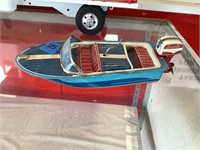 Haji Windup Tin Boat w/Motor