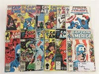 12 Marvel Captain America Comics