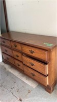 Wooden 9 drawer dresser 58 x 31 x 18