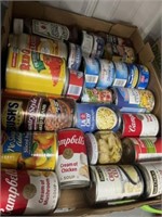 BOX OF FOOD ITEMS