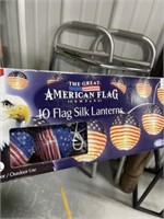 AMERICAN FLAG SILK LANTERNS