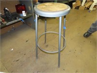 Industrial stool.