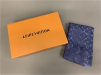 Louis Vuitton Monogram Shawl, denim blue.