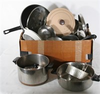 Box Full of Pots and Pans