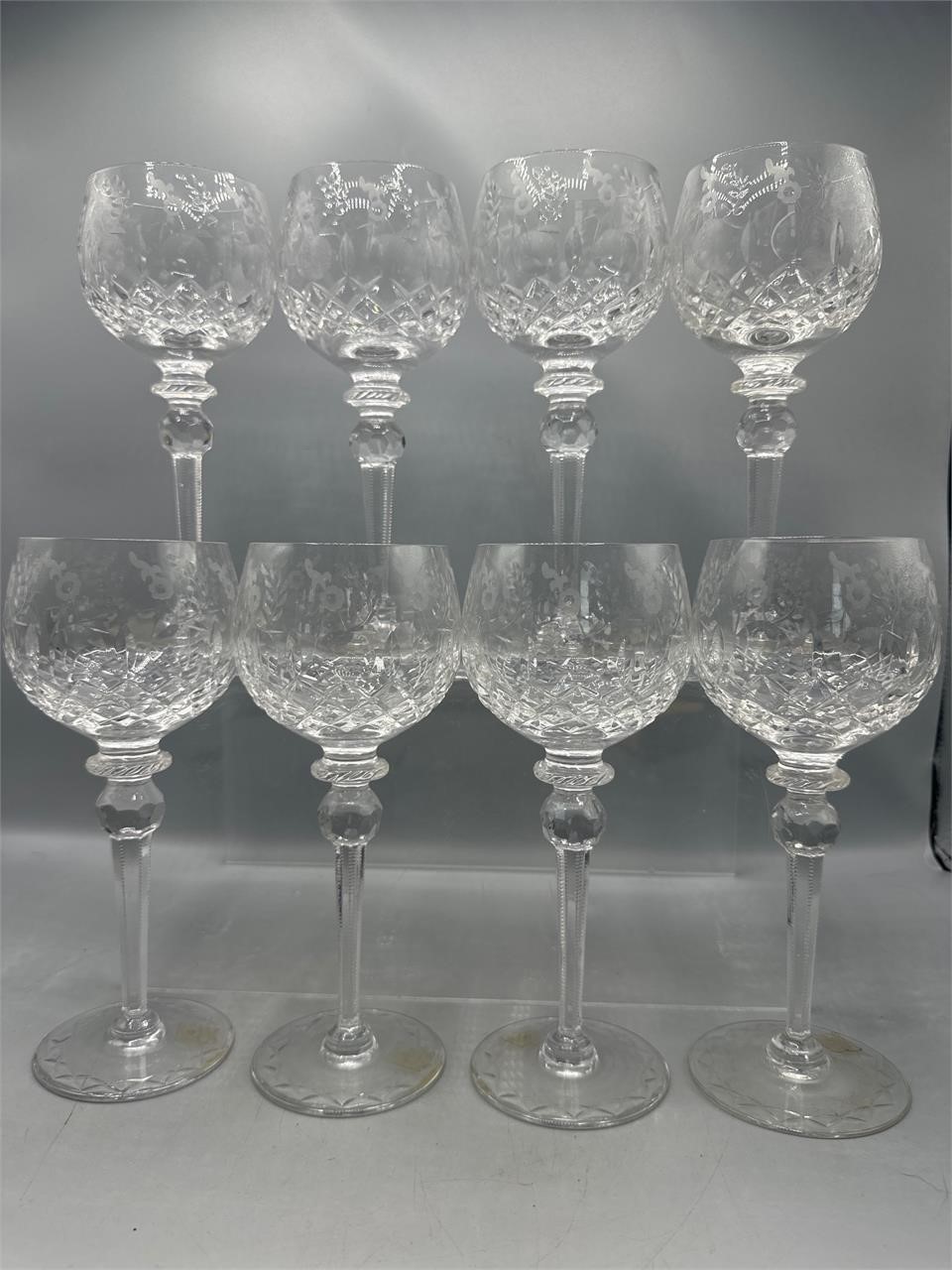 Rogaska crystal Gallia wine hocks