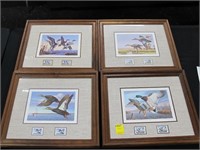 4 WILDLIFE SINGED AND LIMITED ED. PICTURES