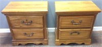 2 AMERICAN DREW END TABLES