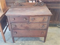 Primitive 4 Drawer Dresser Chest