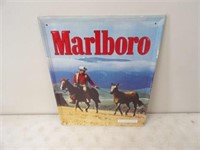 Marlbaro Cowboy Tin Sign 17.25x21.5in.