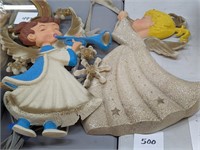 Vintage Plastic Angel Decorations