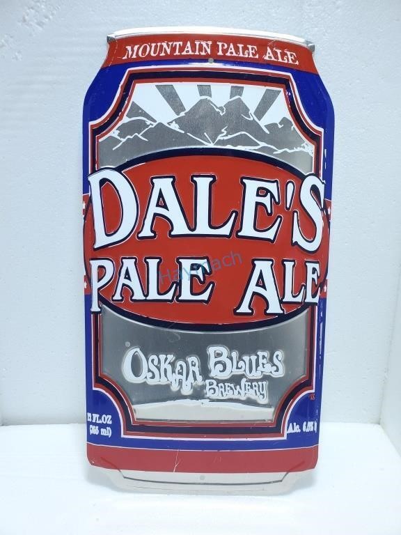 OSKAR BLUES 'DALE'S PALE ALE' SIGN, 17.5" X 9"