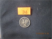 1935 D Mercury Siver Dime - F12