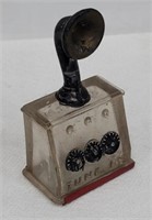 Antique Candy Container - Telephone Tune In