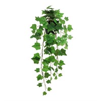 C104  Mainstays Artificial Green Ivy Plant 22.8