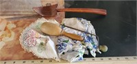 Vintage Wooden Egg Sock Darning Sewing Tool &