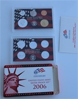 2006 US Mint Silver Proof set